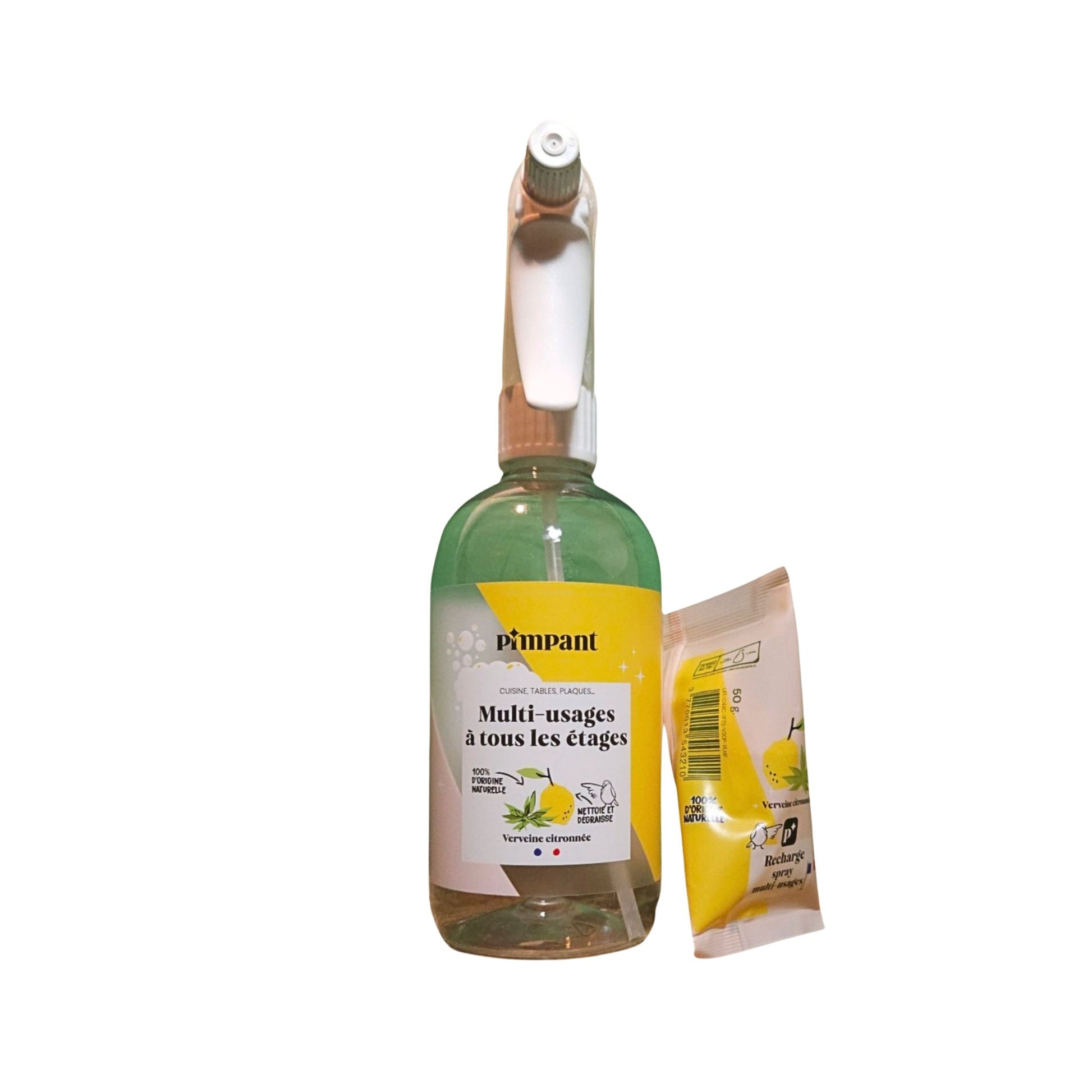 Spray Multi-usages Rechargeable PIMPANT – Nettoyage Naturel et Durable | Made in France