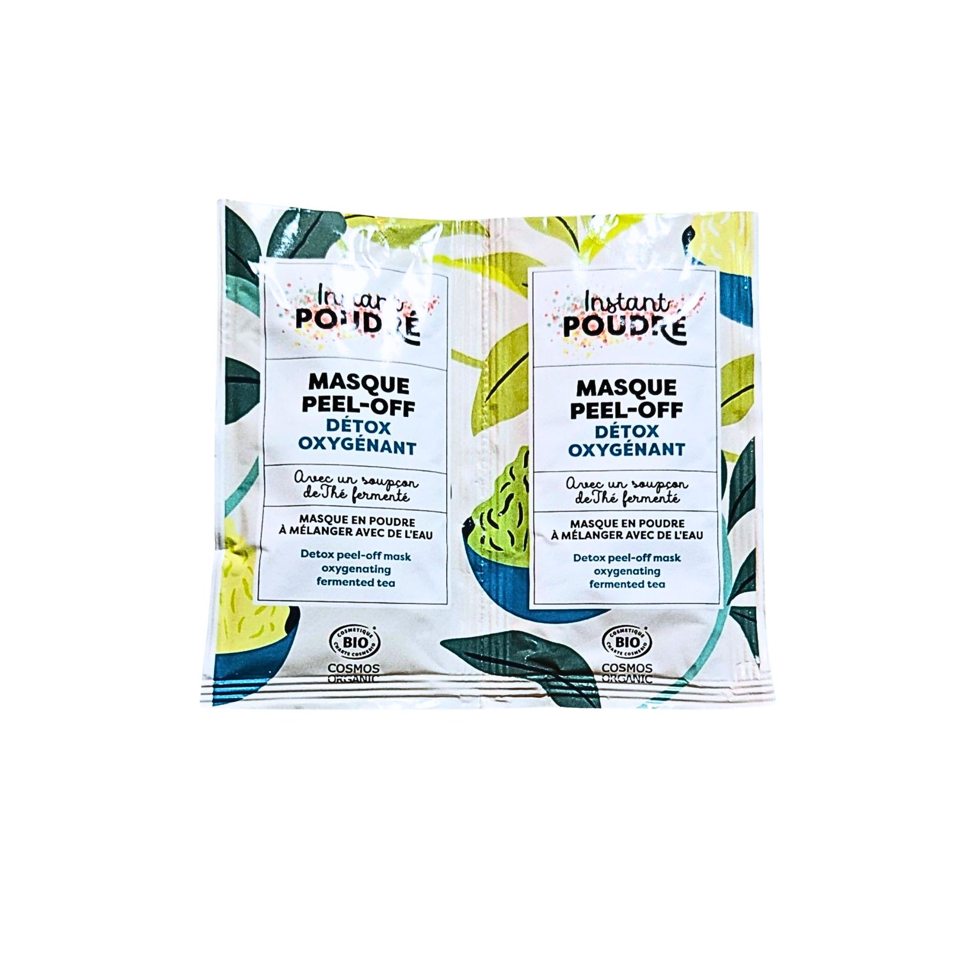 Masque Bio Peel Off Détox Oxygénant INSTANT POUDRE – Anti-oxydant & Purifiant | Soin Naturel Visage