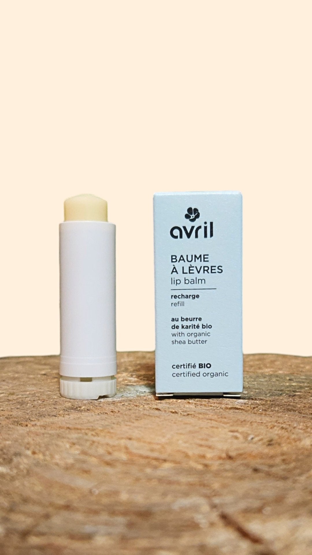 Baume à Lèvres Avril Certifié Bio – Doux & Hydratant | Recharge Écologique