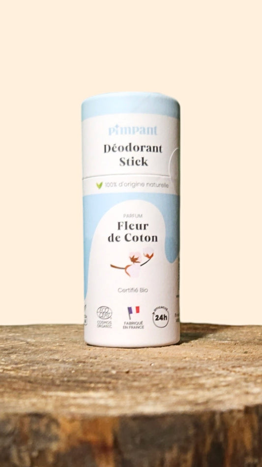 Déodorant Solide PIMPANT Fleur de Coton – Bio, efficace 24h et écolo