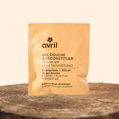 Gel Douche à Reconstituer AVRIL Fleur d'Oranger 300ml – Certifié Cosmos Natural