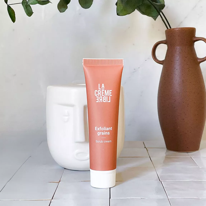 Exfoliant Peaux Sensibles Aux Éclats D'Amande – Détoxifiant et Régénérant | La Crème Libre 30ml