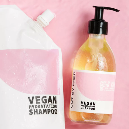 Shampoing Végan Hydratation Rechargeable – Doux & Hydratant | Shampoing Naturel pour Cheveux Secs