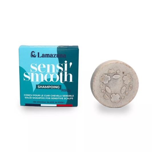 Shampoing Solide Cuir Chevelu Sensible | Poudre de Pivoine | Lamazuna