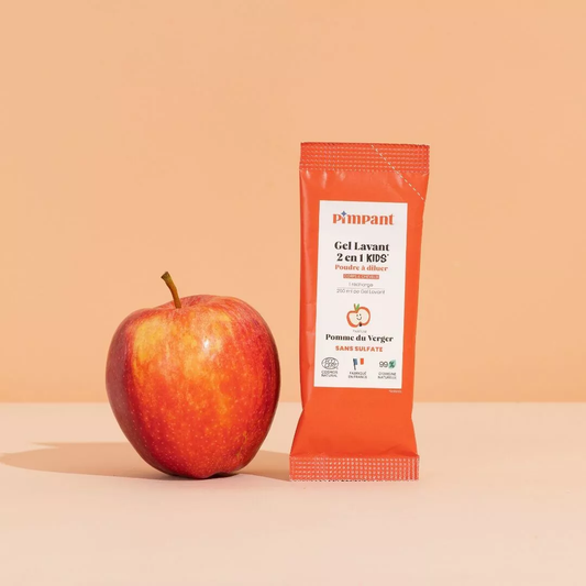 Recharge Gel Lavant 2-en-1 Kids Pomme du Verger | 99% Ingrédients Naturels