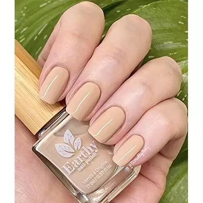 Vernis Naturel Pêche Rêveuse Earthy Nail Polish | Formule Bio-Sourcée et Écologique