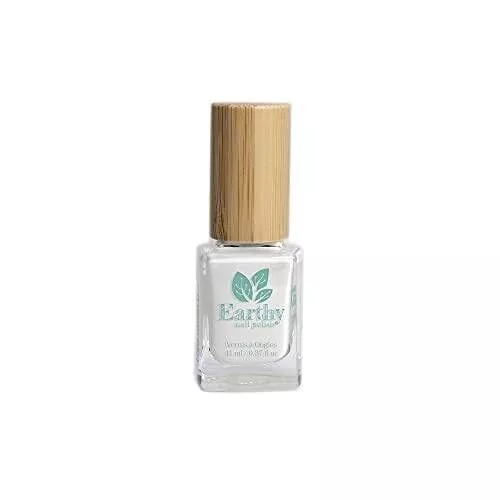 Vernis Naturel Blanc Polaire Earthy Nail Polish | Formule Bio-Sourcée et Écologique