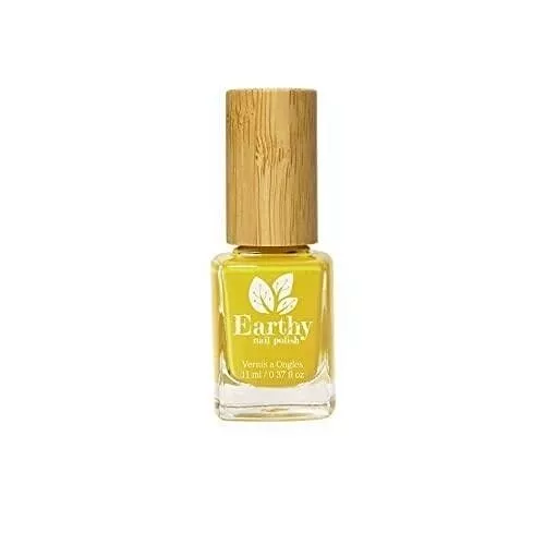 Vernis Naturel Jaune Bouton d'or Earthy Nail Polish | Formule Écologique et Végétalienne