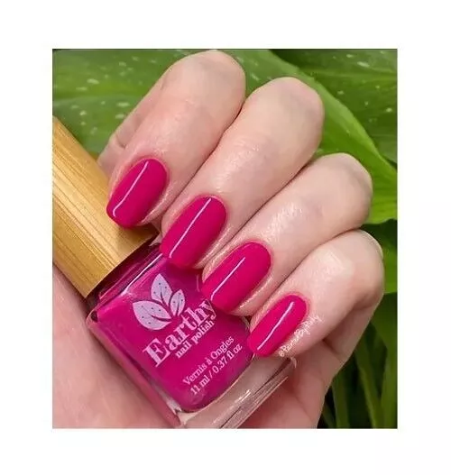 Vernis Naturel Pétunia Rose Earthy Nail Polish | Élégance et Brillance