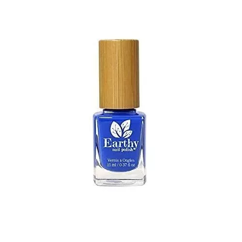 Vernis Naturel Bleu Poséidon Earthy Nail Polish | Profondeur Marine et Brillance Durable