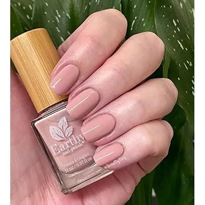 Vernis Naturel Jasmin Rose Earthy Nail Polish | Finition Brillante & Durable