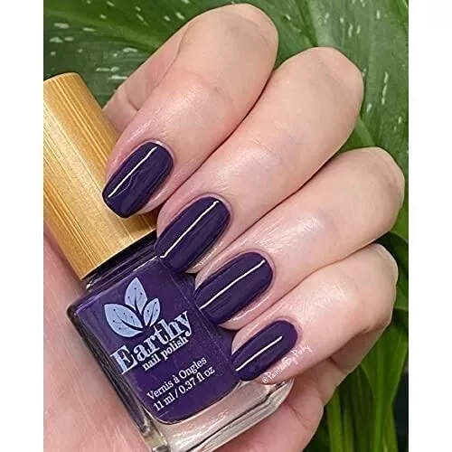 Vernis Naturel Jacaranda Earthy Nail Polish | Finition Brillante & Durable