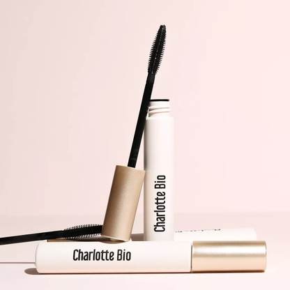 Mascara Volume Boost Naturel Noir Bio Charlotte | Regard Intense & Longue Tenue | Certifié Bio & Vegan