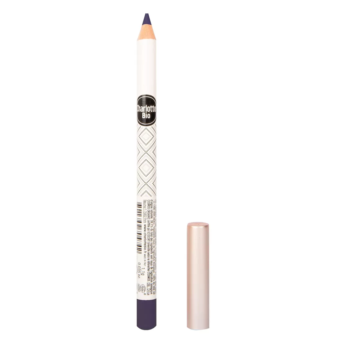 Crayon Yeux Violet Profond Bio | Charlotte Bio | Regard Intense & Précis