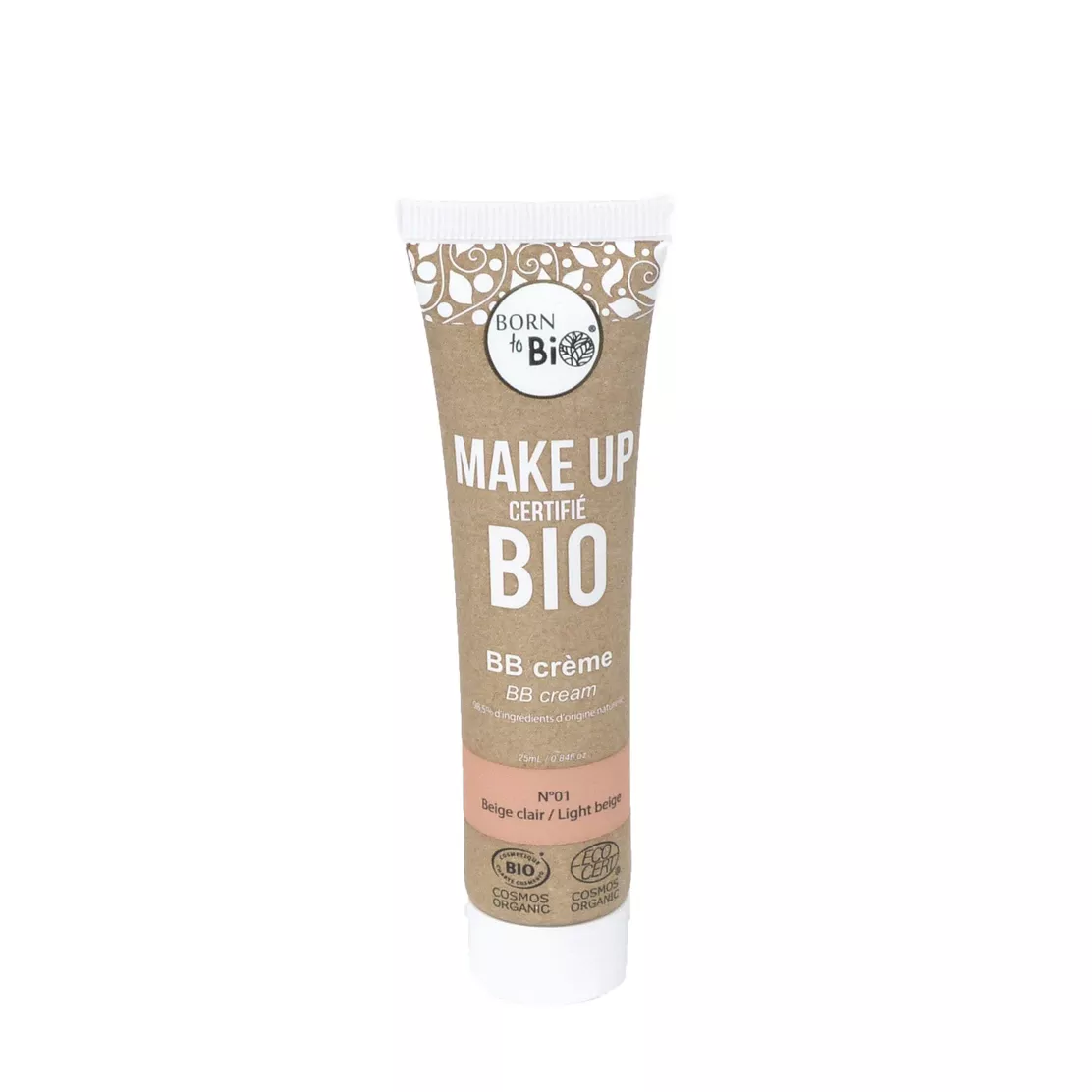 BB Crème N°1 Beige Clair Certifiée Bio 25ml - Born to Bio