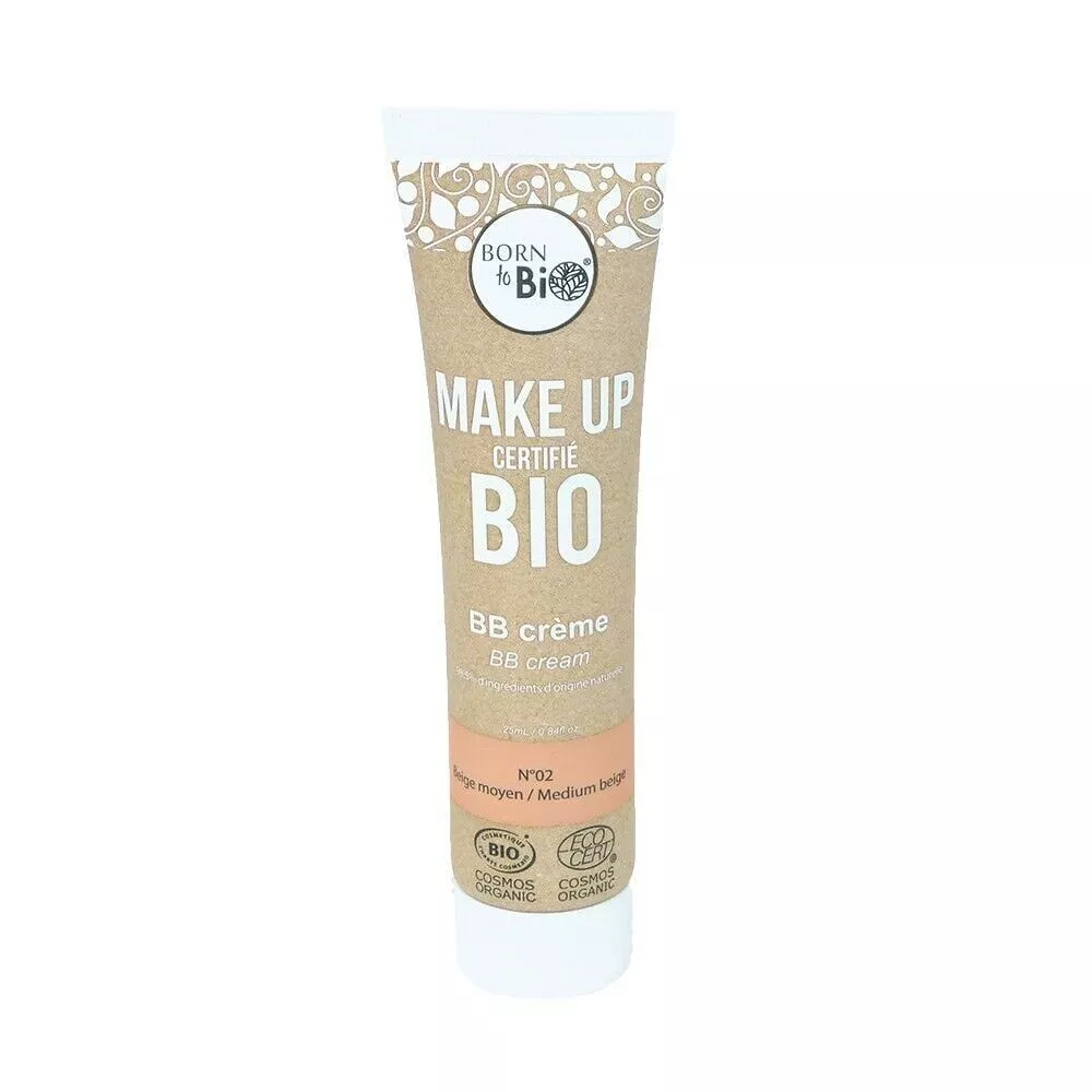 BB Crème N°2 Beige Moyen Certifiée Bio 25ml - Born to Bio