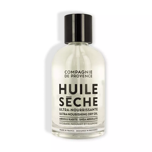 Huile Sèche Ultra-nourrissante 100ml - Compagnie de Provence - Nourrit, Hydrate et Illumine la Peau