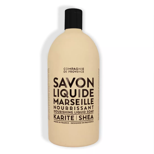 Recharge Savon Liquide de Marseille Nourrissant 1L - Karité & Huiles Végétales - Saponifié au Chaudron - Compagnie de Provence