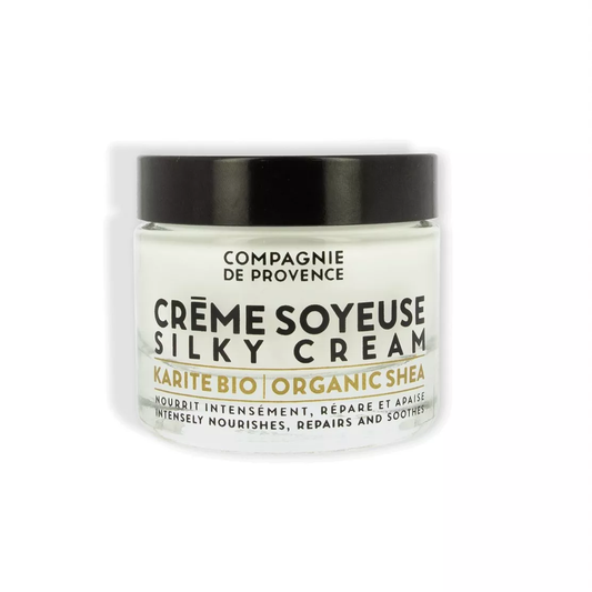 Crème Soyeuse Nourrissante Visage 50ml - Beurre de Karité Bio & Huiles de Provence - Peaux Sensibles - Compagnie de Provence