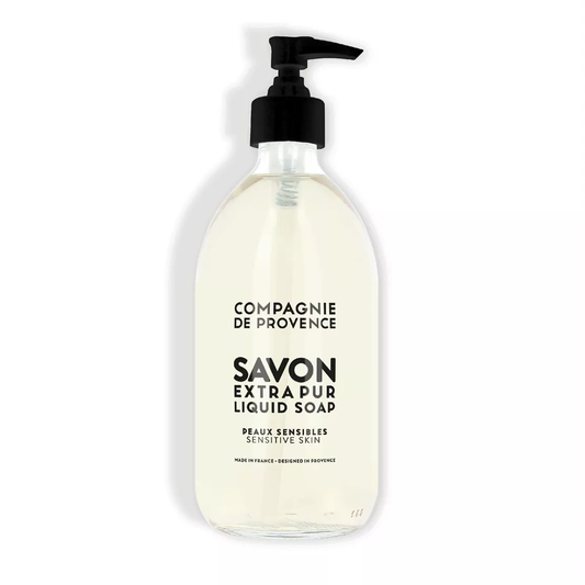 Savon Liquide de Marseille Apaisant 495ml - Rechargeable - Peaux Sensibles - Compagnie de Provence