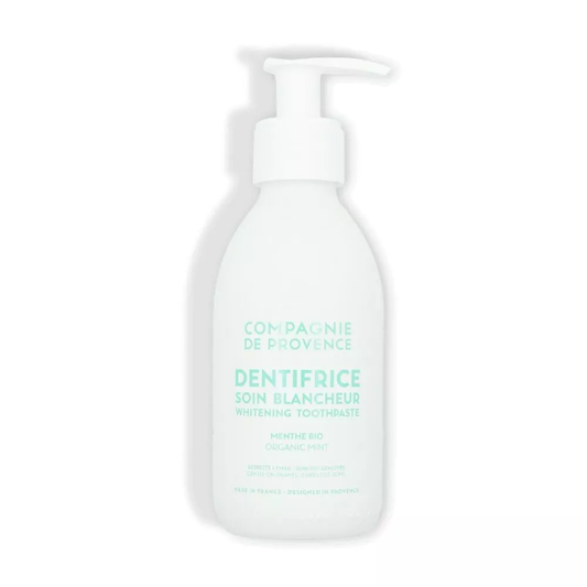 Dentifrice Soin Blancheur Bio 180ml - Fluor & Hydroxyapatite - Compagnie de Provence