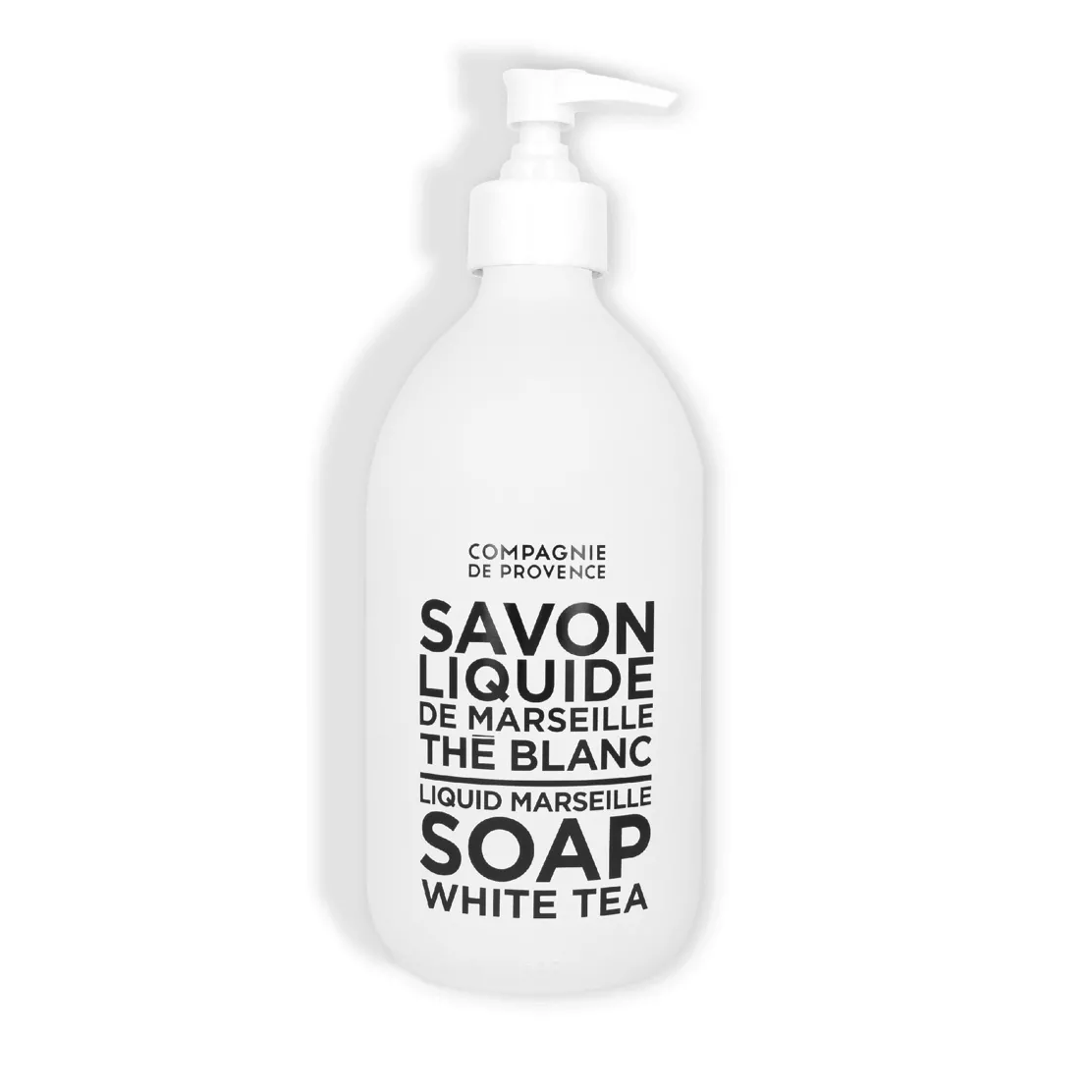 Savon Liquide de Marseille Thé Blanc 495ml - 97% Naturel - Compagnie de Provence