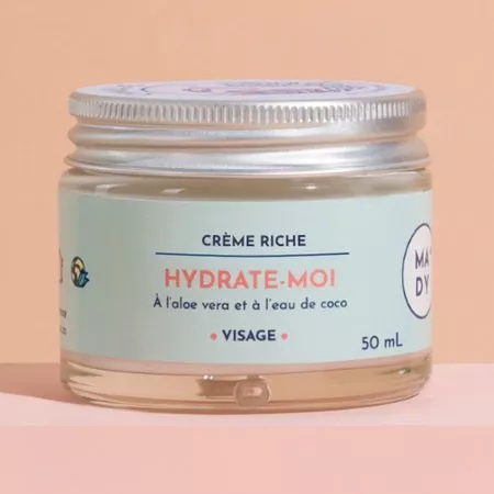 Crème Visage Bio Hydratante Vegan Peau Sèche – Mady 50ml