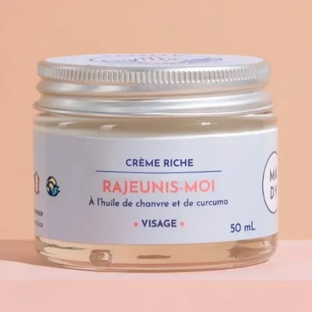 Crème Visage Bio Anti-Âge Vegan Peau Sèche – Mady Rajeunis Moi 50ml