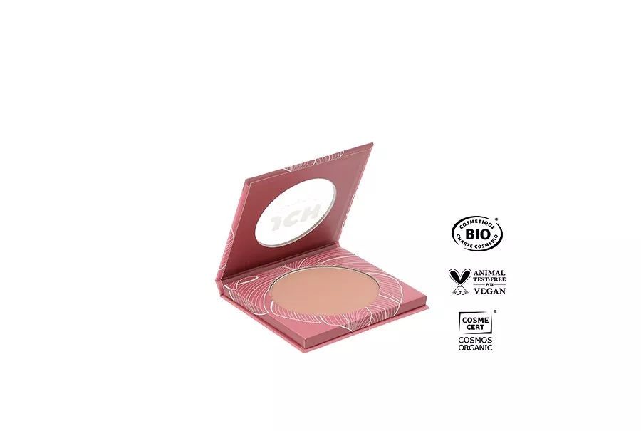 Blush Bio Végan Corail 9g - JCH Respect - Effet Bonne Mine et Teint Éclatant