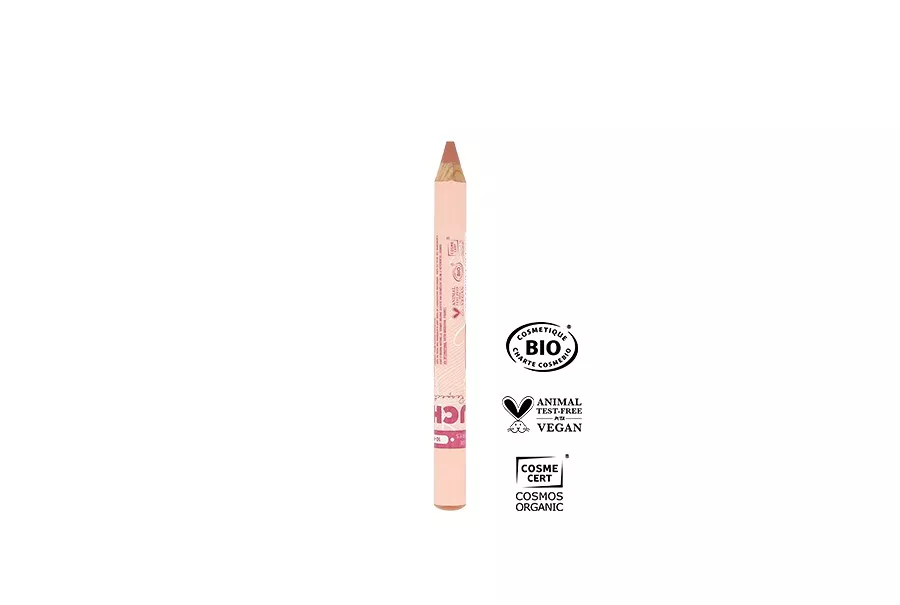 Rouge à Lèvres Bio Végan Nude Crayon Jumbo 7g - JCH Respect - Fini Semi-Mat Hydratant