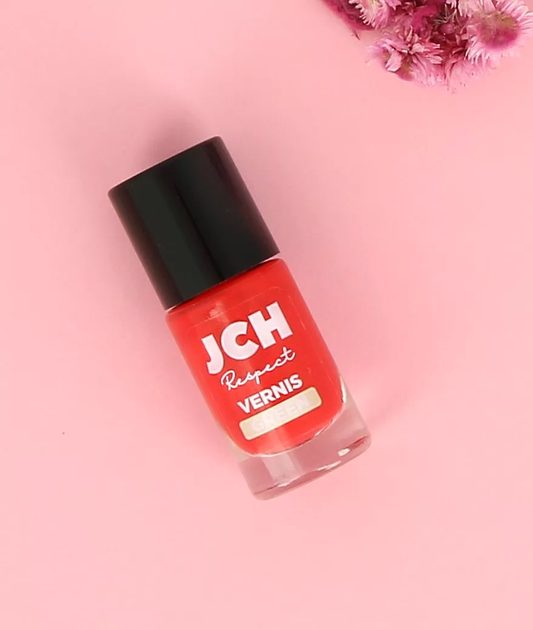 Vernis Vegan Rouge Acidulé JCH Respect – 8ml | Manucure Éclatante & Bio