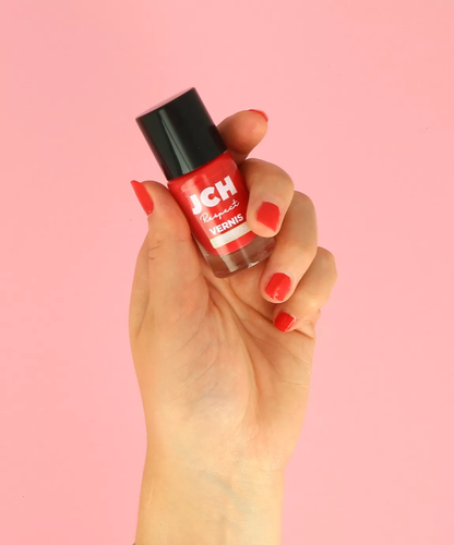 Vernis Vegan Rouge Acidulé JCH Respect – 8ml | Manucure Éclatante & Bio