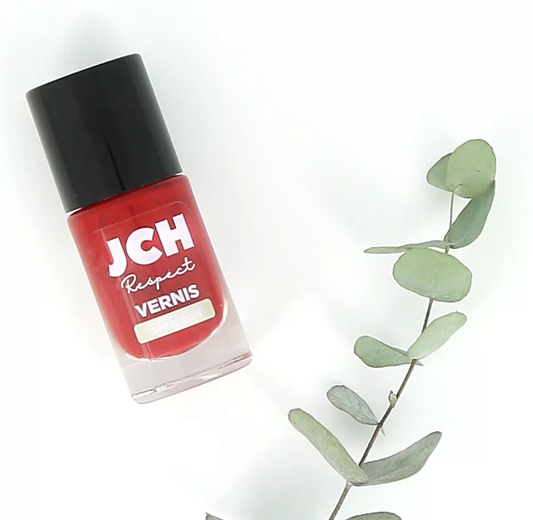 Vernis Vegan Rouge Intense JCH Respect – 8ml | Manucure Éthique et Élégante