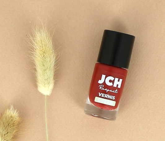 Vernis Vegan Bordeaux JCH Respect – 8ml | Manucure Écoresponsable Made in France