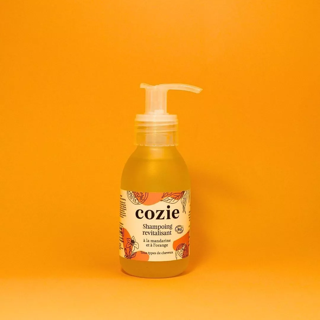 Shampooing Revitalisant Bio Mandarine & Orange 90ml - Cozie