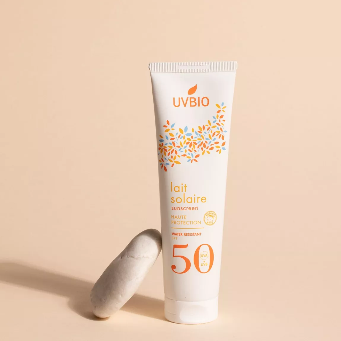 Lait Solaire Bio SPF 50 Visage & Corps - Protection Naturelle UVA/UVB | UVBIO