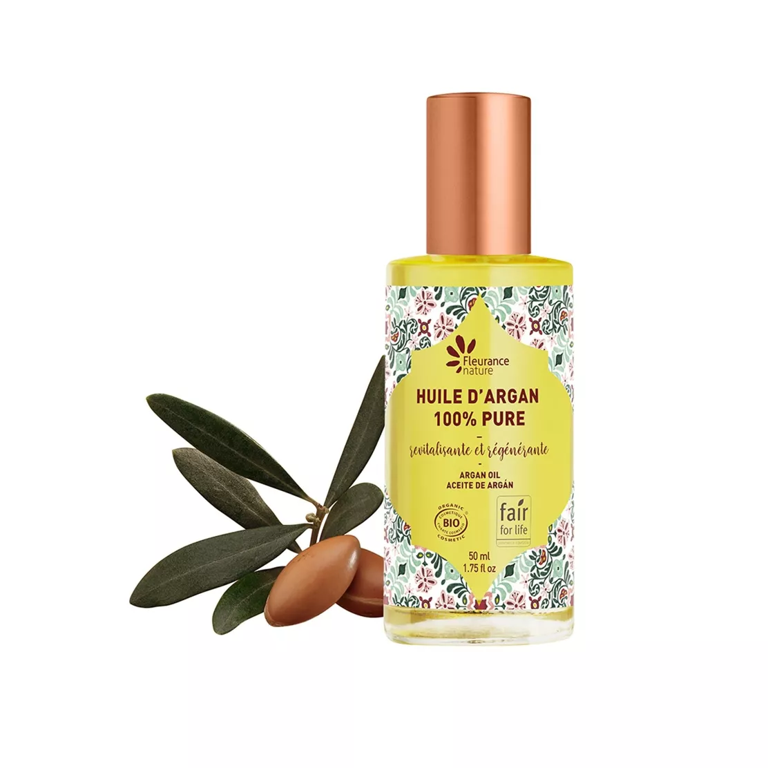 Huile d'Argan Bio 100% Pure | Multi-Usage | Fleurance Nature