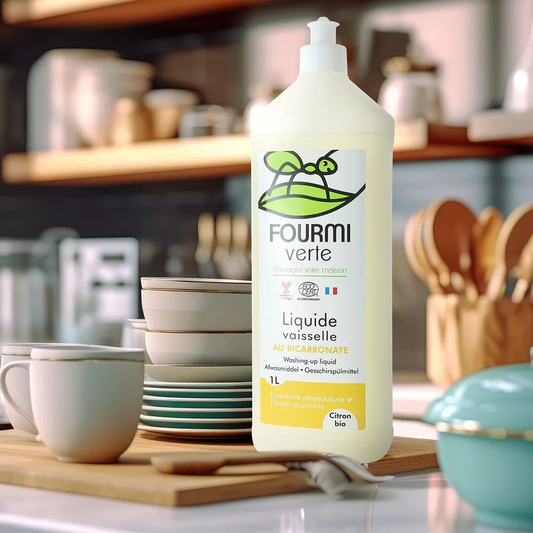 Liquide Vaisselle 1L - La Fourmi Verte | Dégraissant Naturel