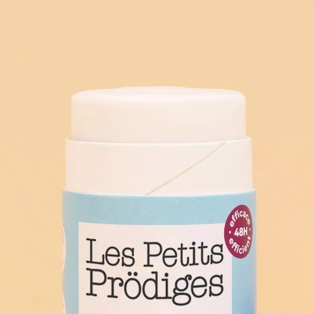 Déodorant Solide Linge Propre 70g - 48h Efficacité Naturelle | Tube Recyclable Zéro Plastique - Made in France