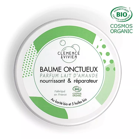 Baume Onctueux Lait d'Amande 150ml - Clémence & Vivien | Soin Nourrissant Bio Peau Sèche