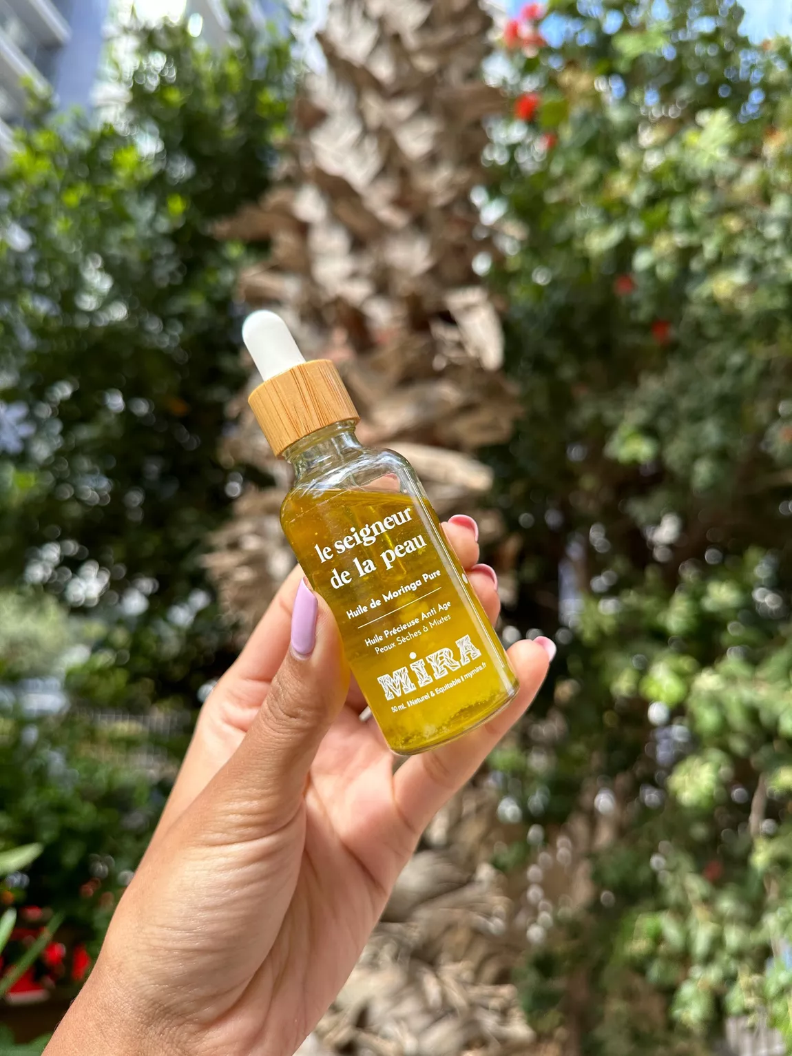 Huile de Moringa Vierge 30 ml – MIRA | Soin Nuit Anti-Âge