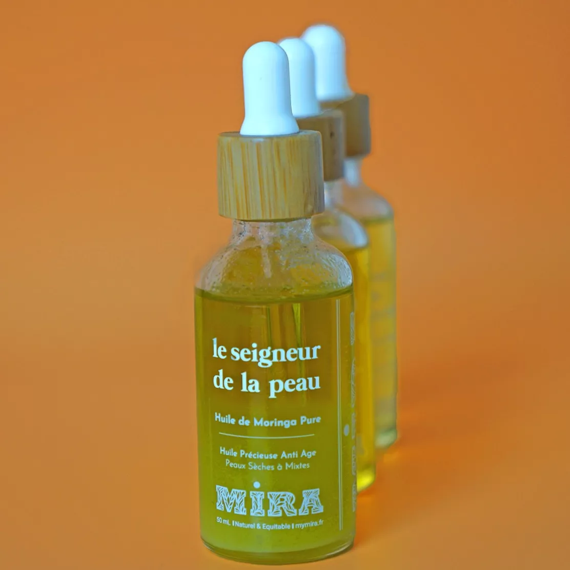 Huile de Moringa Vierge 30 ml – MIRA | Soin Nuit Anti-Âge