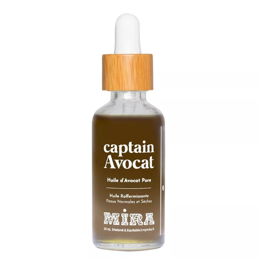 Huile d’Avocat Vierge Captain Avocat 30 ml – MIRA | Ultra-nourrissante