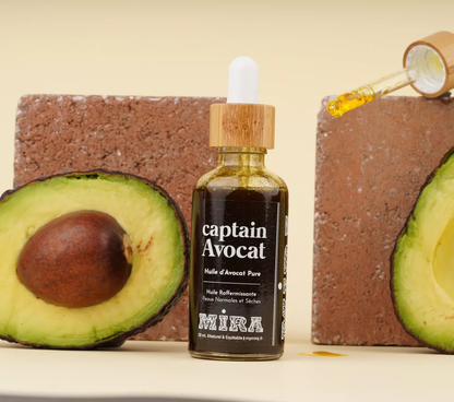 Huile d’Avocat Vierge Captain Avocat 30 ml – MIRA | Ultra-nourrissante
