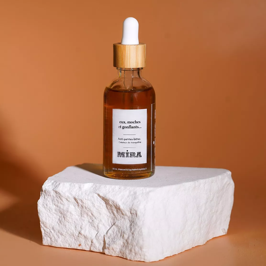 Huile Répulsive Anti-Insectes MIRA 50 ml – Eux, Moche et Gonflants 