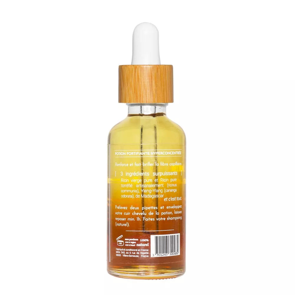 Masque Ricin & Ylang-Ylang MIRA – Pousse & soin cheveux – 50 ml 