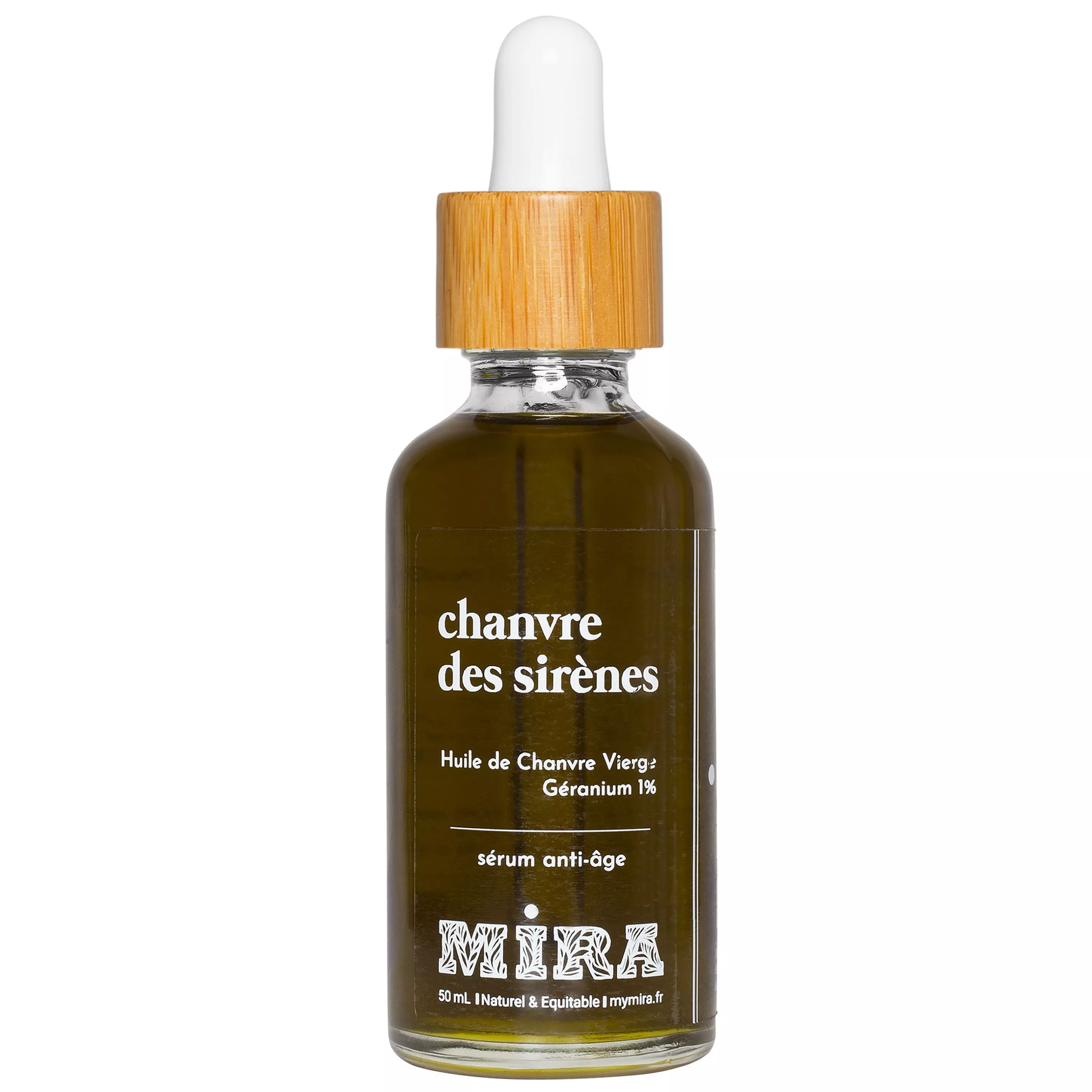 Sérum Chanvre & Géranium MIRA – Purifiant & anti-âge – 50 ml