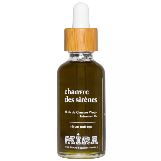 Sérum Chanvre & Géranium MIRA – Purifiant & anti-âge – 50 ml