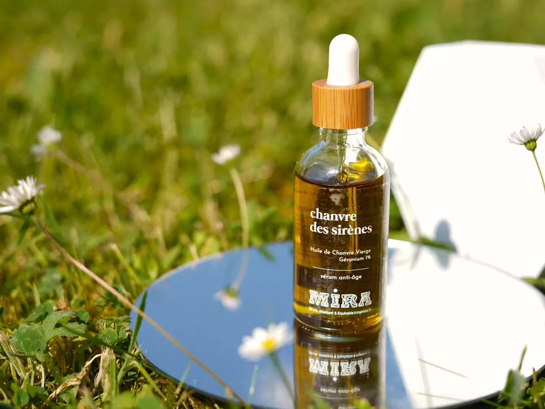 Sérum Chanvre & Géranium MIRA – Purifiant & anti-âge – 50 ml