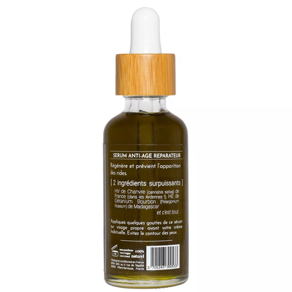 Sérum Chanvre & Géranium MIRA – Purifiant & anti-âge – 50 ml